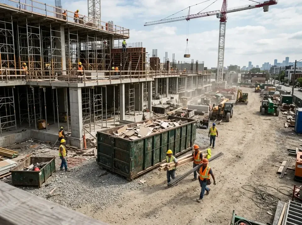 commercial-construction-site-w-002 — frequently asked questions, Low Cost Construction Dumpster Rental in Sherwood, OH